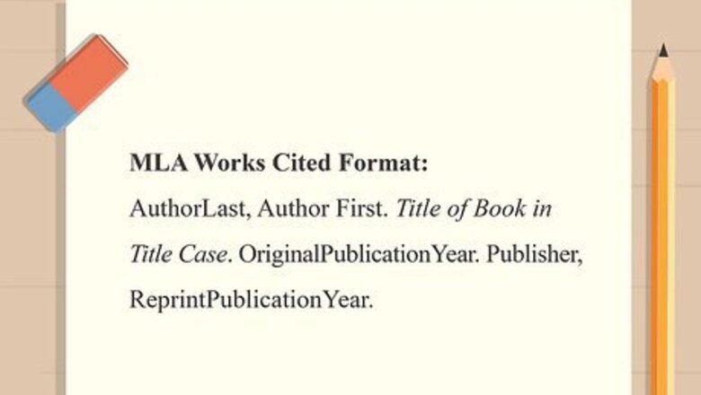 How to Cite Reprinted Books