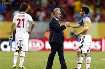 Japan football coach's job is safe for now