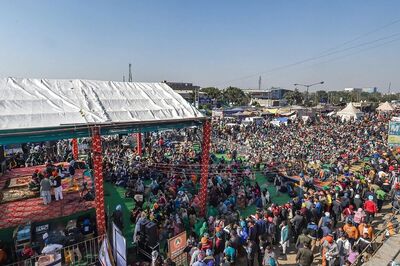 Dumper Trucks Used to Stop Agitating Farmers at Delhi Borders, Owners Upset