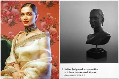 Deepika Padukone Makes it to 'Authentic Smiles' Exhibition at Athens International Airport
