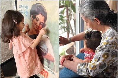 Saba Ali Khan Shares Unseen Photo of Inaaya Admiring Sharmila Tagore's Aradhana Poster