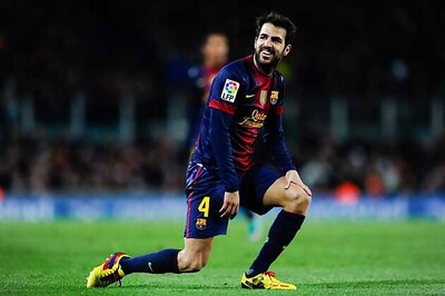 Barcelona need cool heads for Milan clash, says Fabregas