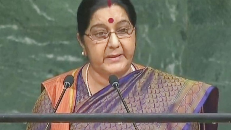 Sushma Swaraj Calls on Saudi Crown Prince, Focus on Expanding Strategic Ties