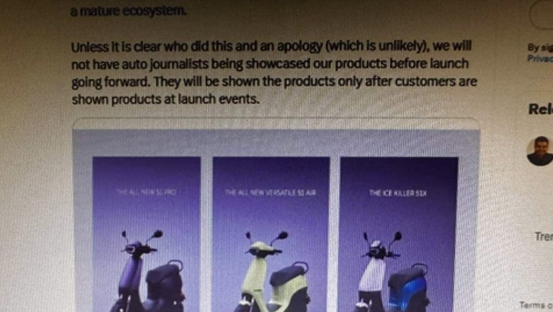 Upcoming Ola Electric E-Scooter Images Leaked, Bhavish Aggarwal Demands Apology