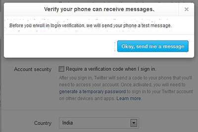 Twitter adds two-step verification to logins for added security
