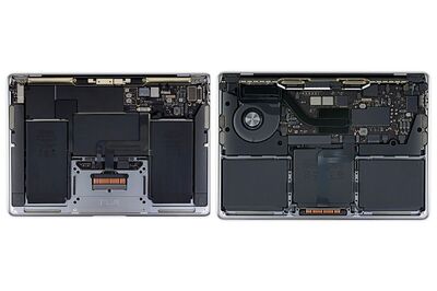 Apple M1-Powered MacBooks Very Similar to Intel-Powered Versions from Inside, Teardown Reveals