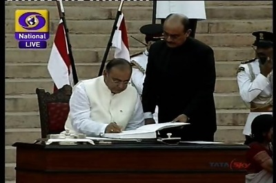 Arun Jaitley assumes office as Union Finance Minister