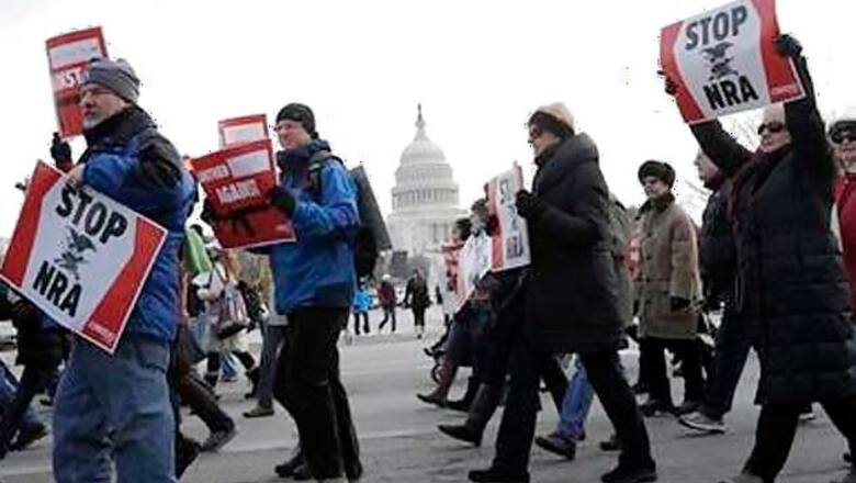 Thousands march for gun control in Washington