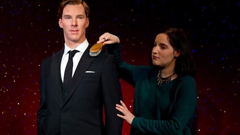 Benedict Cumberbatch's wax statue unveiled at Madame Tassauds