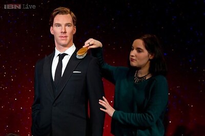 Benedict Cumberbatch's wax statue unveiled at Madame Tassauds