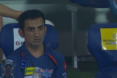 Social Media Users Take Dig at LSG Mentor Gautam Gambhir's Reaction to MS Dhoni Cameo in CSK Win
