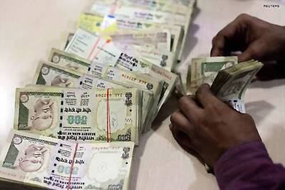 Rupee drops 48 paise to 61.55 against dollar