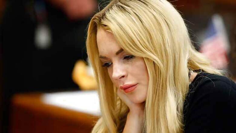 Lindsay Lohan is happy with her current situation?