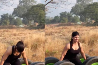 Video Of Woman Lifting 4 Large Tyres Leaves Internet Speechless