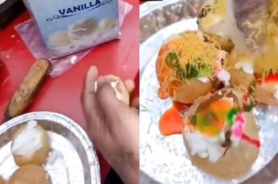 Street Vendor's 'Panipuri Ice Cream' With Chutneys and Sev is Leaving Foodies Cold