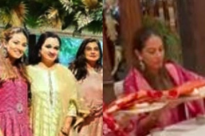 Mira Rajput Celebrates Karwa Chauth at Anil and Sunita Kapoor’s Residence; See Pics
