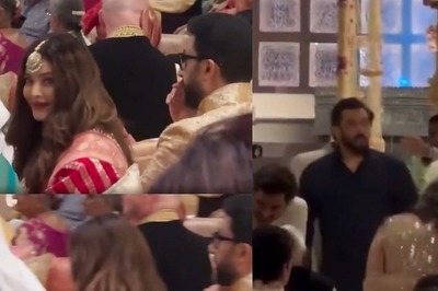 Aishwarya Sits With Abhishek After Separate Arrivals; Salman Mingles With Guests at Ambani Wedding | Watch