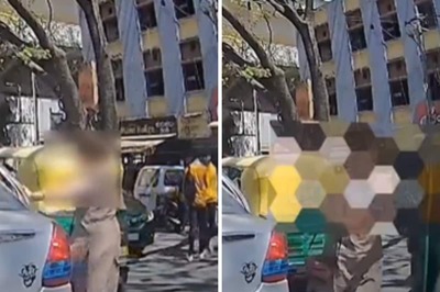 Woman Opens Car Door, Hits Auto Driver And Then Walks Away As If Nothing Happened