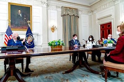 Biden Gets CEO Support For Economic Agenda