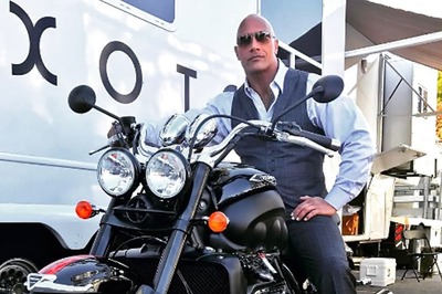 The Triumph Rocket III is Dwayne 'The Rock' Johnson's Choice for Rampage