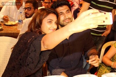 Snapshot: Taking selfies to promote her film; is Parineeti Chopra going the same way as Alia Bhatt did?