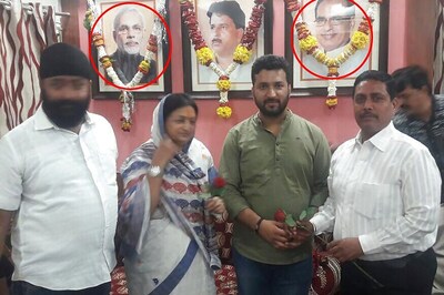 Indore Mayor Pays 'Floral Tribute' to PM Modi, CM Chouhan; Sparks Controversy