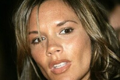 Victoria's wild night out with pals