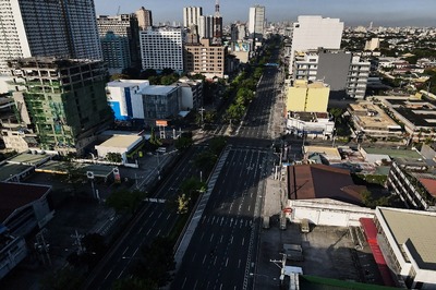 Good Friday and Coronavirus Lockdown Empty Manila’s Streets