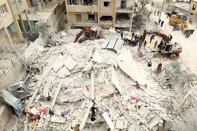 US Claims Deadly Syria Strike, Denies Targeting Mosque Where 42 Were Killed