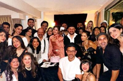 Hrithik Roshan Steals The Show With GF Saba Azad At Cousin Pashmina Roshan’s Birthday Bash; Photos