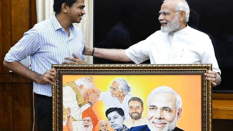 'Dream Come True': Artist with Speech, Hearing Impairment Presents PM Modi His Painting