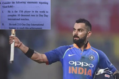 Virat Kohli's 10,000 ODI Runs Milestone Becomes a Question in Rajasthan PSC Exam. Here's the Answer