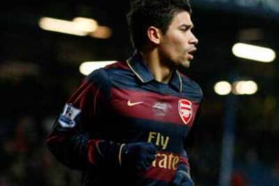 Arsenal's Eduardo happy to return to UEFA action