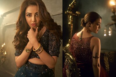 Kajal Aggarwal and Nisha Aggarwal Channel Their Inner Queens in Bridal Wear | See Exclusive Photos