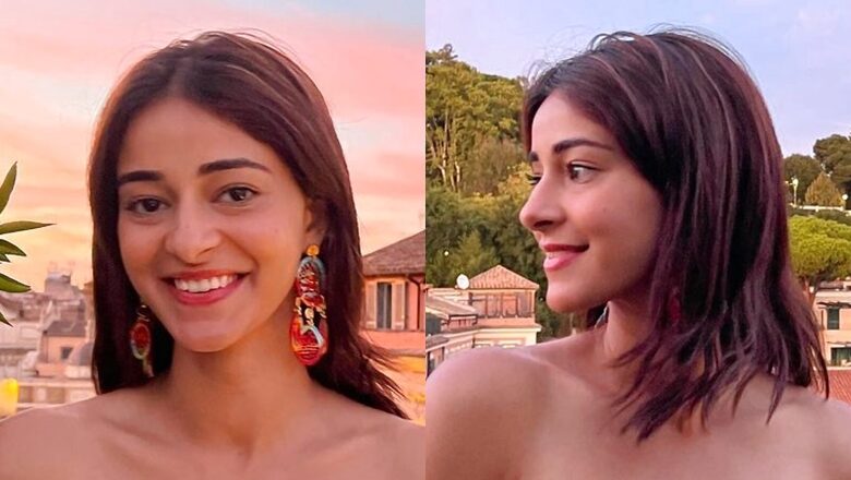Ananya Panday Shares Dreamy Pics With Pink Sky From Her Rome Vacation, Shanaya Kapoor Calls Her 'Prettyyyy'