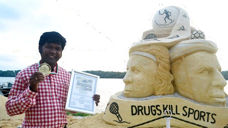 Sand Artist Sudarsan Pattnaik Wins Gold in People's Choice Prize