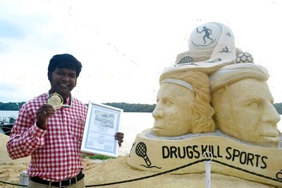 Sand Artist Sudarsan Pattnaik Wins Gold in People's Choice Prize