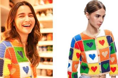 Alia Bhatt’s Cute Crocheted Heart Cardigan Is Worth a Whopping ₹59,202; Details Inside