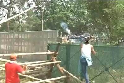 BJP Protest: Protesters Throw Bricks, Police Retaliate With Water Cannon