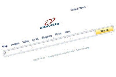 Yahoo sends the once popular search engine AltaVista to the Internet graveyard