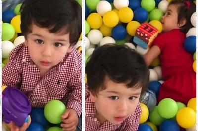 Taimur Ali Khan's Playdate Video In a Ball Pit Is Too Cute to Handle