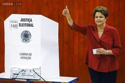Leftist Dilma Rousseff narrowly wins second term in Brazil