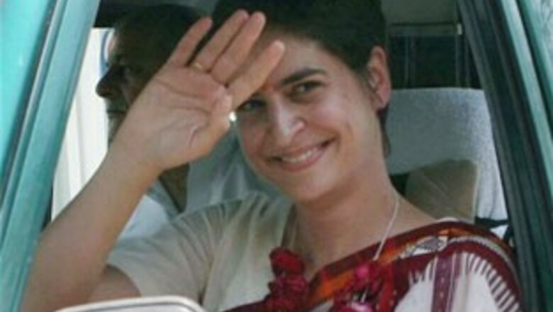 A Priyanka Gandhi calendar available online
