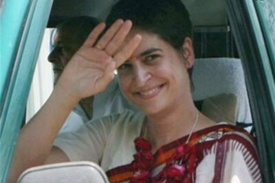 A Priyanka Gandhi calendar available online