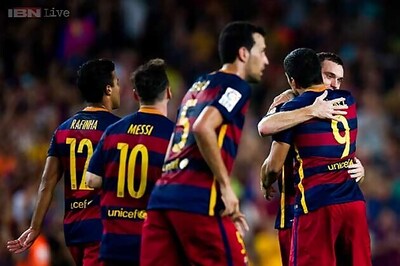 Thomas Vermaelen's goal enough as Barcelona survive scare to edge Malaga