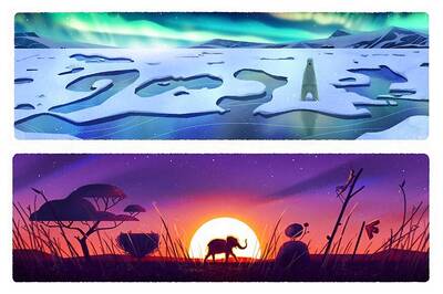 Google Celebrates Earth Day 2016 with 5 Different Doodles Representing Earth's 5 Major Biomes