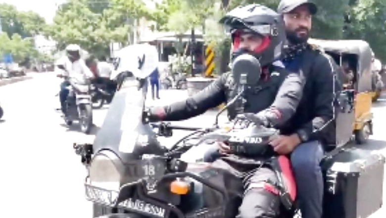 Telangana Man Travels 3000 Km On Bike From Adilabad To Ladakh In 18 Days