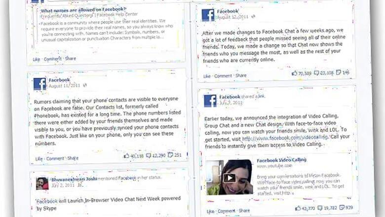 Facebook changes font size in news feed