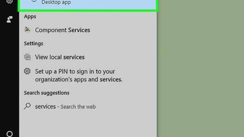 How to Open Windows Services