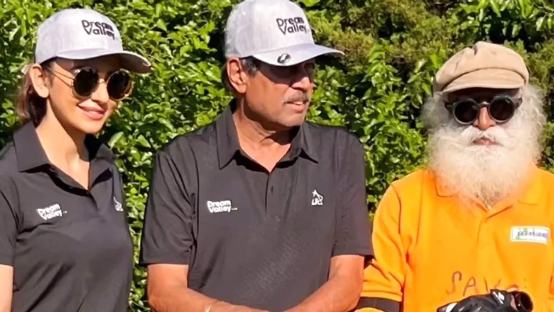 Rakul Preet Singh Amazes fans as She Plays Golf with Kapil Dev, Sadhguru in Washington DC; See Pic